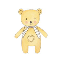 Cute Soft Polite Bear Daily  Sticker