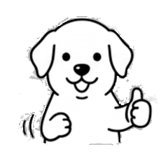 Mischievous White Dog