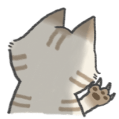 Cat with short Japanese words