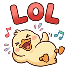 每天都能用！好懂的鴨子英文聊天貼圖