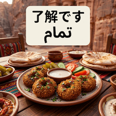 Jordanian food stickers