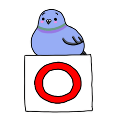 Pigeon Love Sticker2