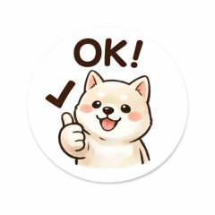 Cheerful Shiba Stickers!