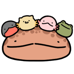 Loose amphibian sticker2