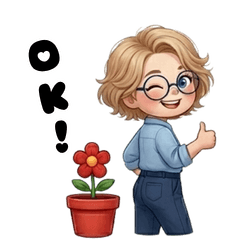 Daily Smiles:  the Eyeglasses Girl