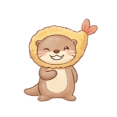 Tempura Otter Cute Daily Stickers