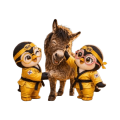 Korea Taekwondo Gold Friends Pony
