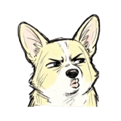 Corgi Daily Complaints Stickers
