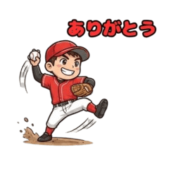 kids baseball LINE Stickers