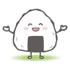 おにぎりのスタンプ-2