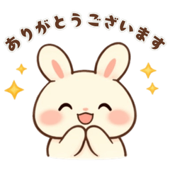 Everyday Cute & Polite Bunny Stickers