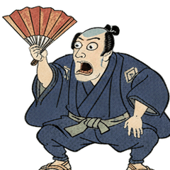 Ukiyo-e Actors Modern Mumbles