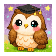 Crayon Cute Animals Stamp