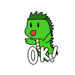 Hagino dragon LINE Stickers