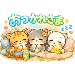 A refreshing daily life for cats