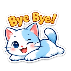 Blue & White Cat: Everyday Mood Pack