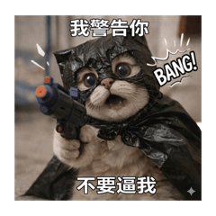 I am Black Bag Hero Meow Meow