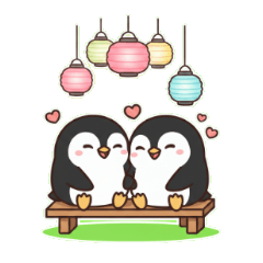 どん引き！気まずいペンギン