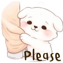 น้องหมาสีขาวน่ารัก (ใช้ได้ทุกวัน)