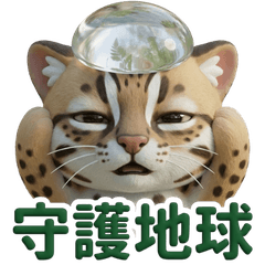 心累石虎的日常！療癒透明感大自然實用貼圖