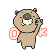 Friendly Bear Daily Stickers