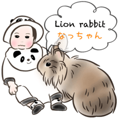 Lion head rabbit "NACCHAN"