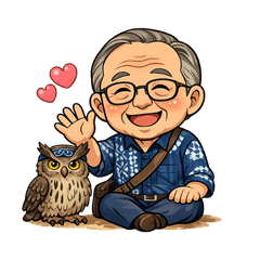 Gentle Days with Dad and Owl