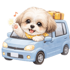 Cute Shih Tzu Daily Stickers (Ver.2)