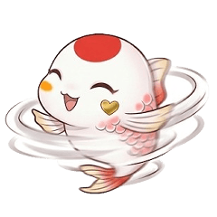 Renchan the Koi  Cute Chill Stickers