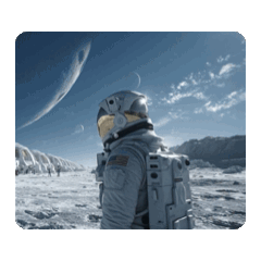 探索月球探索火星動態貼圖