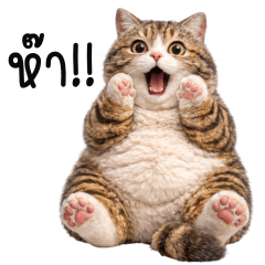 แมวสลิดอ้วน! ตัวตึง