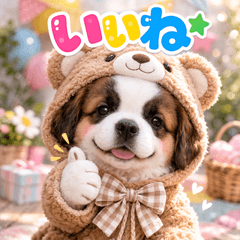 とびだす★セントバーナード★セント♡犬