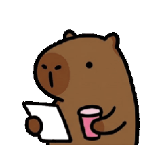 The capybara wiggles.