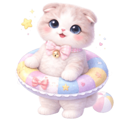 น้องเหมียวพาสเทล! น่ารัก (No text)