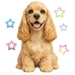 Watercolor A Cocker Daily&Food Stickers