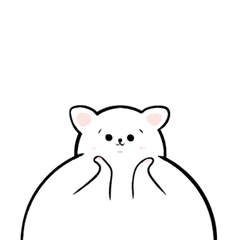 The White Balloon Cat Ball