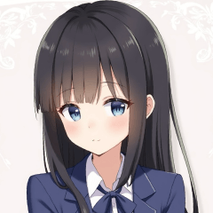 Everyday black blazer girl BIG sticker