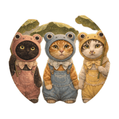 5匹の猫➕うさぎ