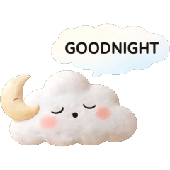 ♡雲朵兔兔63♡飄來一朵雲(英語版)♡