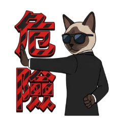 特務暹羅貓 職場維運 專業警戒保鑣  [ZiFu]