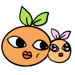 橘子君-第三代貼圖(和小橘巴）