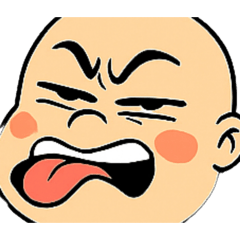 日常嬰兒肥簡單日常表情聊天回應、生活對話