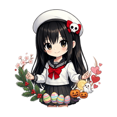 白帽骷髏醬第五彈：節日祝福