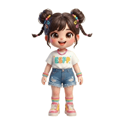 Cheerful Playful Girl (ESFP)
