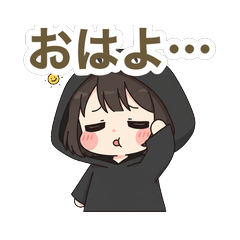 Shinigami-chan Greeting Stickers