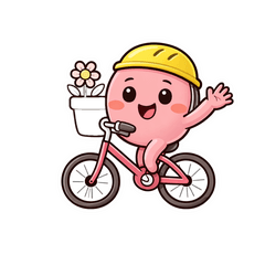 Bicycle Man Everyday Stickers