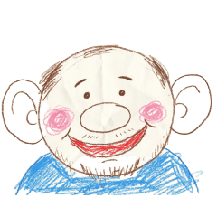 大叔的日常生活 (色鉛筆手繪貼圖)