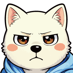 Gentle Kansai Dialect Shiba Stickers