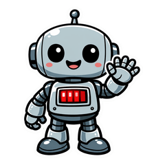 24 types! Battery Low Robot Stickers
