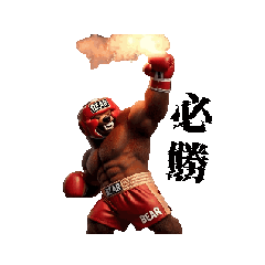 超熱血的中二拳擊熊